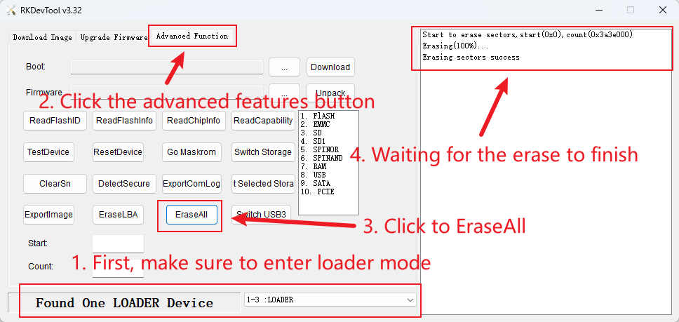 Erase original system