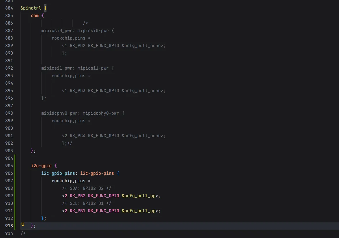 Add Pinctrl Node