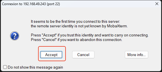 MobaXterm SSH