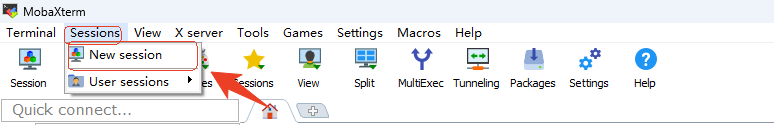 MobaXterm serial setup